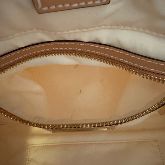 Tory Burch Ella Printed Tote Bag - Cream and Tan - Picture 9 of 9